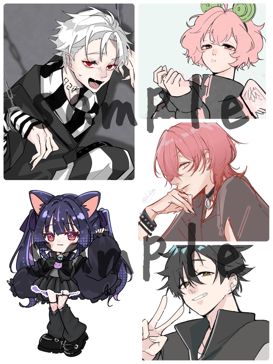 商用可！アイコン、サムネイラスト描きます 多方面で使える背景透過でのお渡し！単色背景は追加料金なし イメージ5