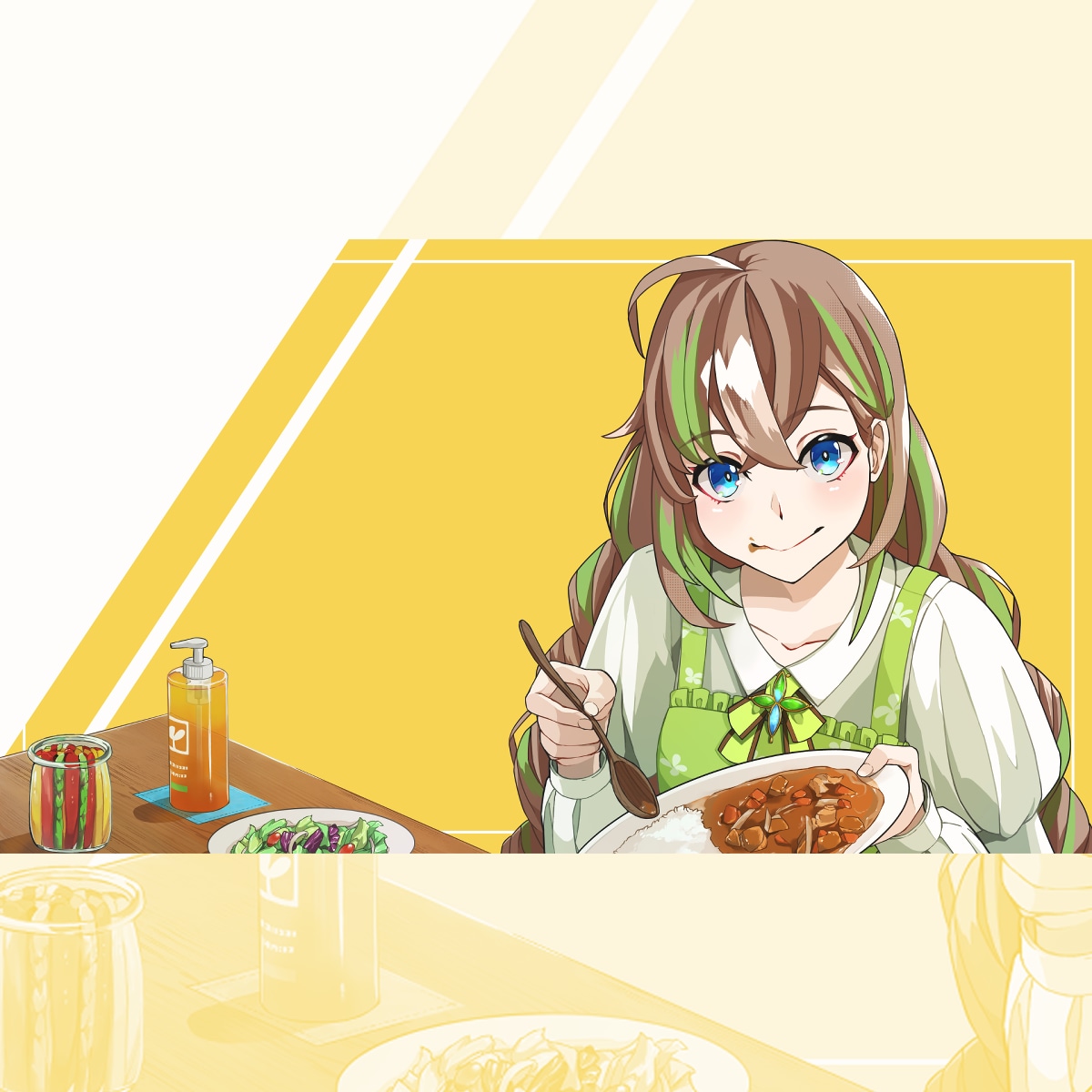歌ってみた/返礼品/Vライバーへ！一枚絵描きます 背景あり◎商用利用◎等身キャラクター・ミニキャライラスト イメージ9