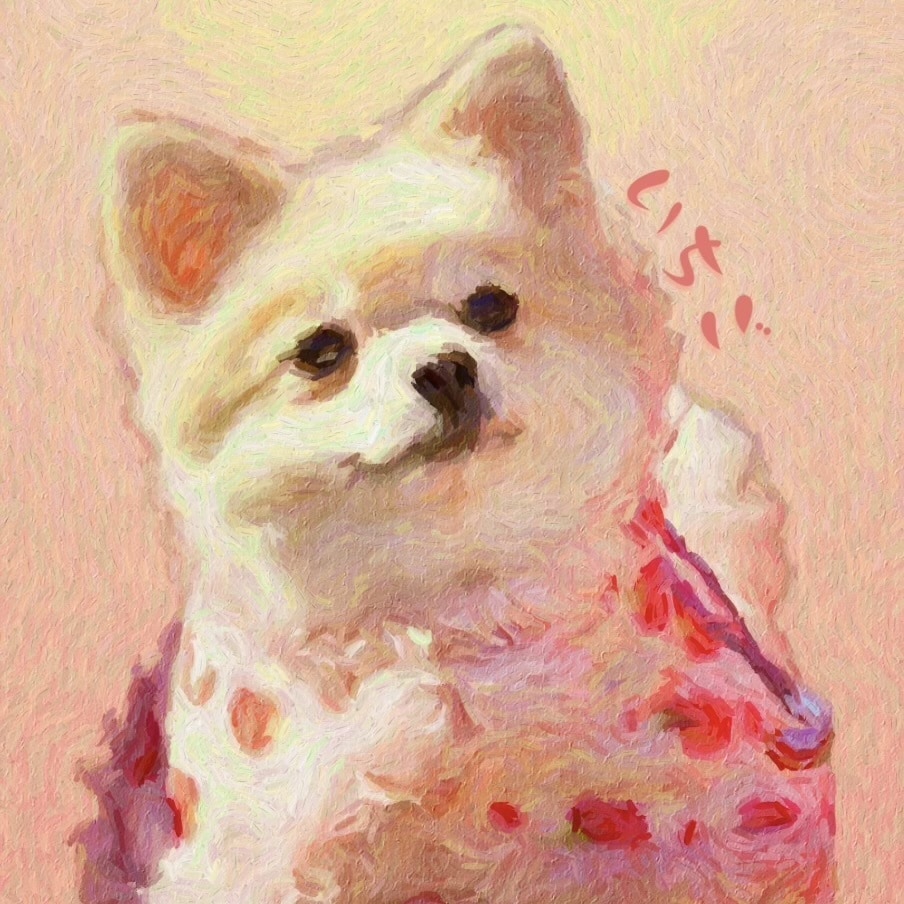 ペットの写真を絵画風にしアイコン作成します 【特別価格】お写真を絵画風に加工しアイコンを作成致します！ イメージ2