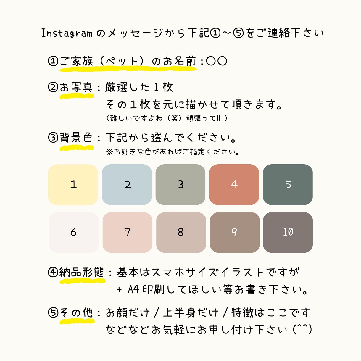 愛しの家族をイラスト化します スマホ待ち受けにしていつも一緒(^^) イメージ5