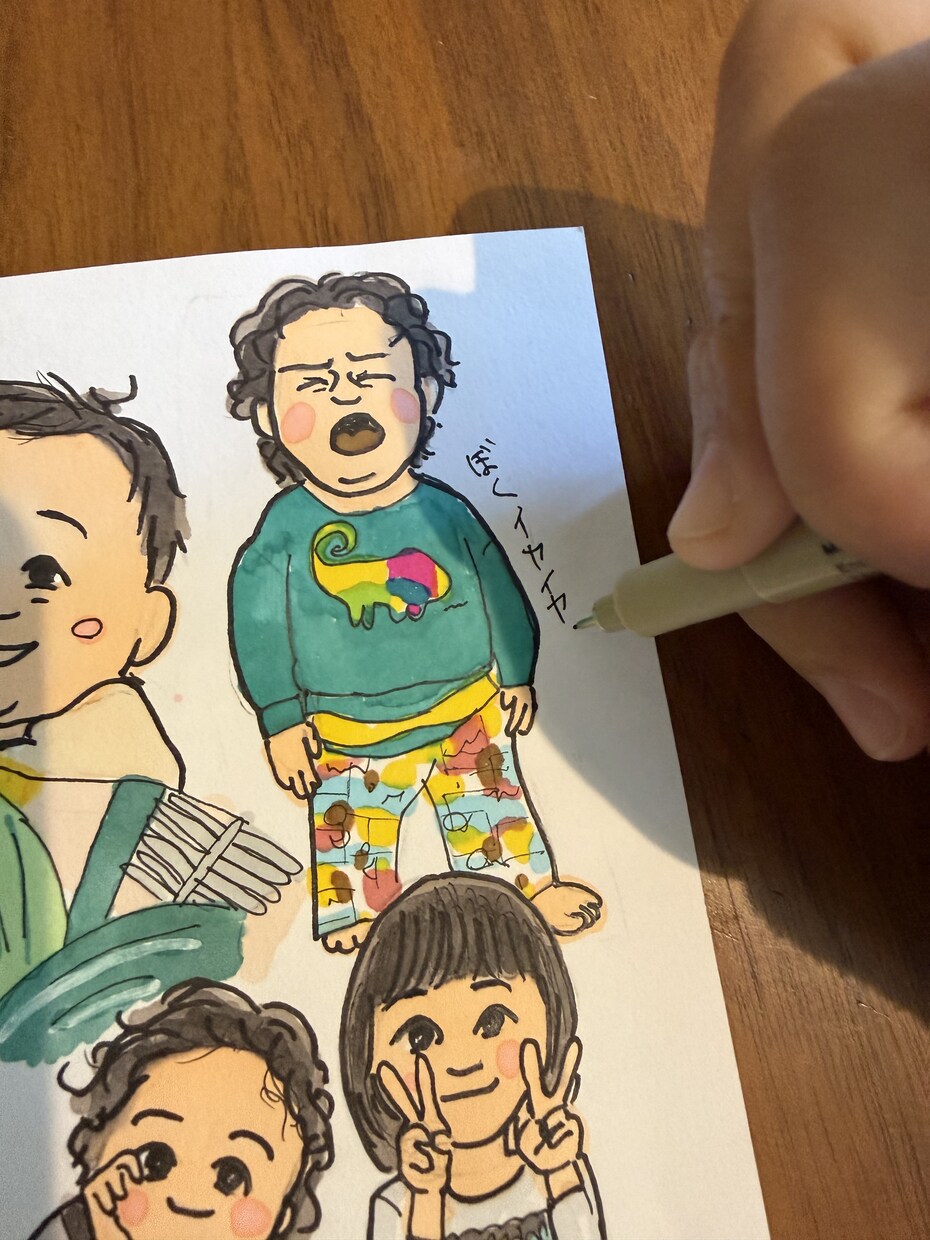 写真からA4サイズのコラージュ原画を制作します 写真10枚をもとに、A4原画一点を仕上げます イメージ3
