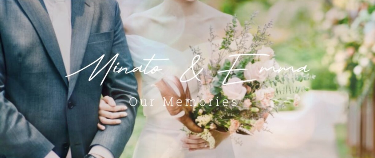 洋風｜お洒落なプロフィールムービーを制作いたします リゾート風スタイリッシュのおしゃれな結婚式ムービーです！ イメージ5