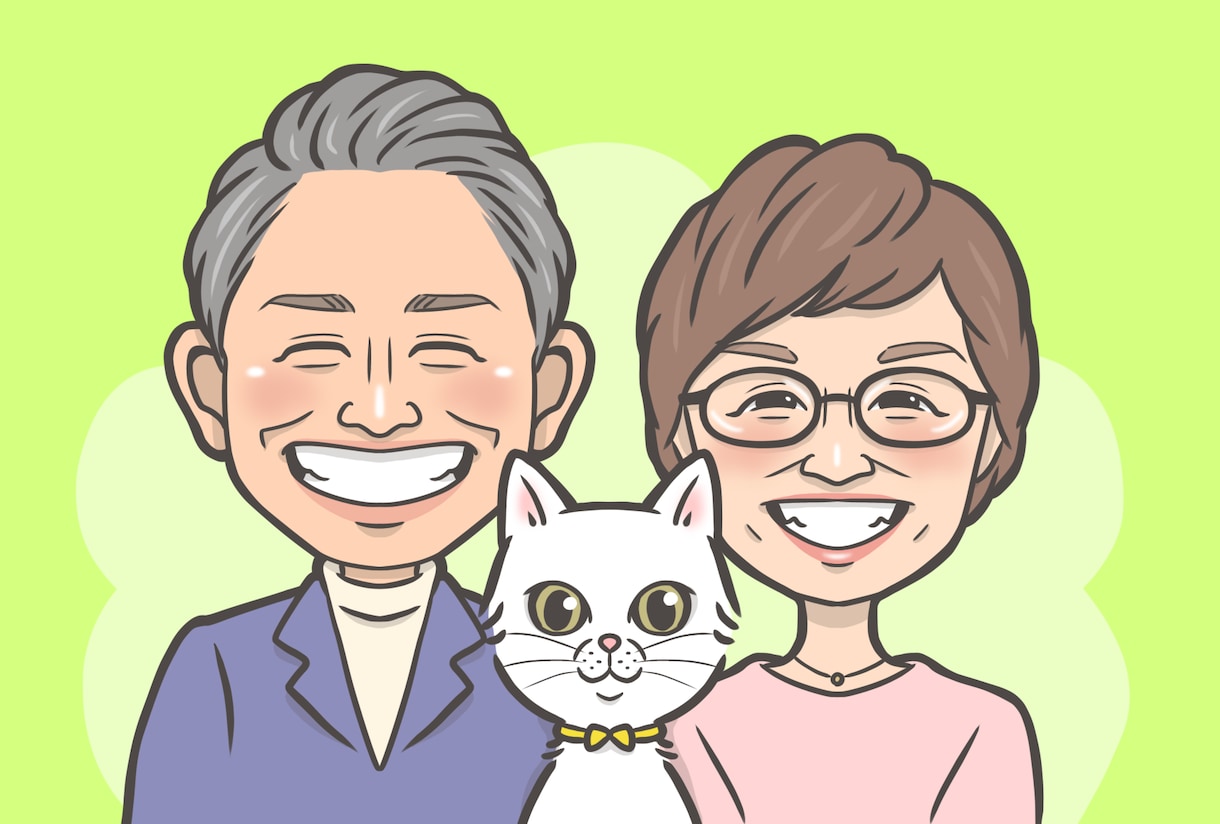 大人数大歓迎！思い出に残る似顔絵描きます 卒業・卒団・記念日・長寿祝い・誕生日などのお祝いに！ イメージ6