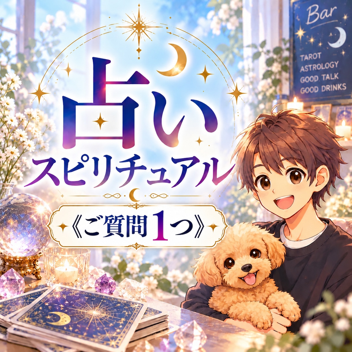 今すぐに相談◎言霊から悩みを読み解きます １人で後悔・・・あなたに寄り添います☘️《ご質問1つ》 イメージ1