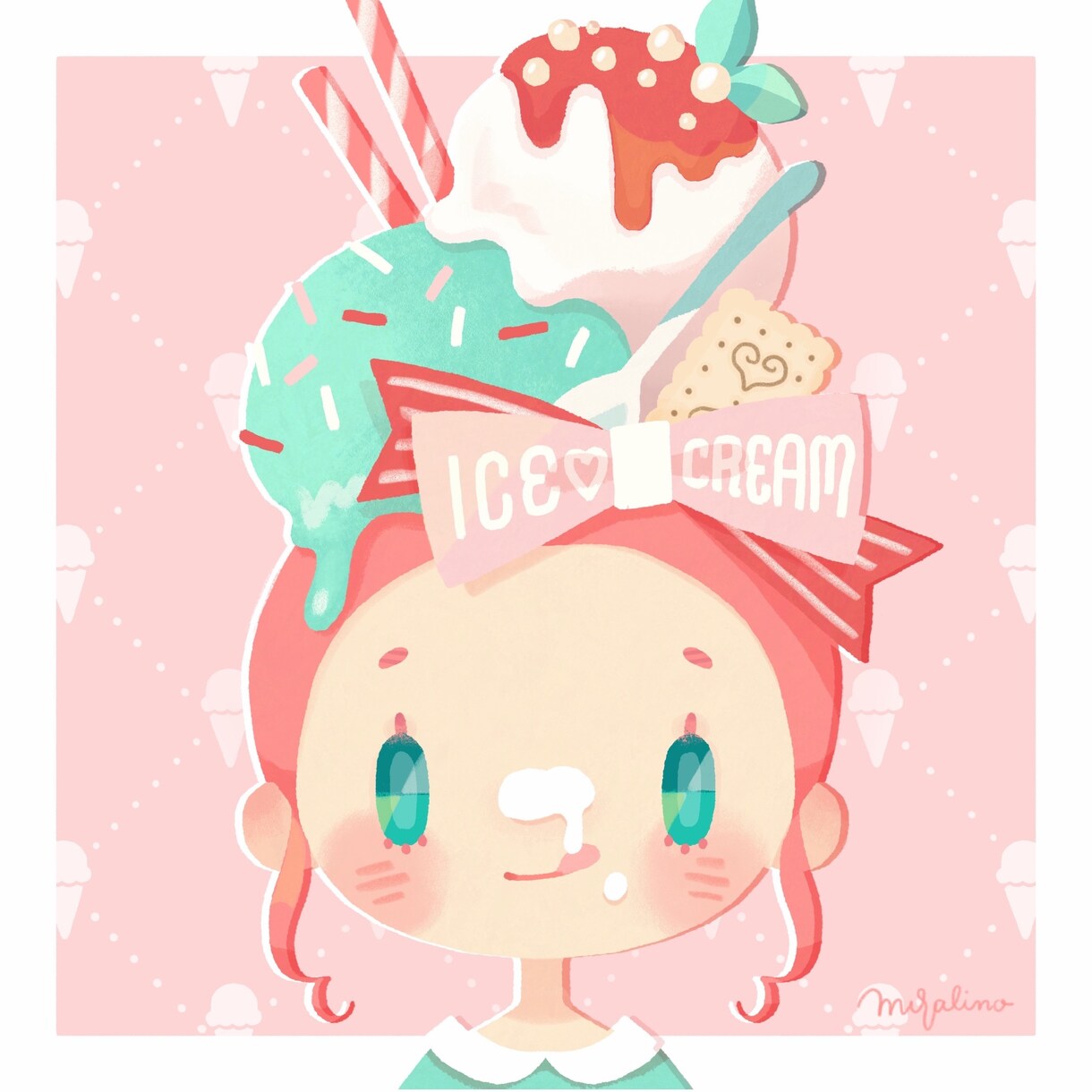 絵本のようなかわいいカットイラスト描きます チラシやブログ、SNS等の温かいワンポイントに！ イメージ7