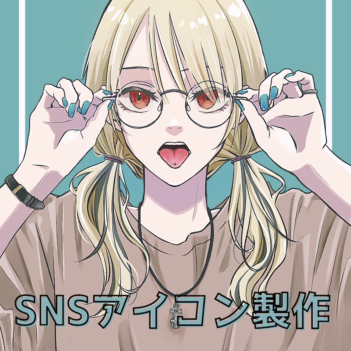 SNSアイコンやイラストを作成します SNSアイコン・一枚絵/商用利用OK イメージ1