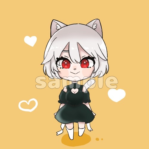 ちびキャラアイコン作成します 可愛いあなただけのアイコンを作ります！！ イメージ3
