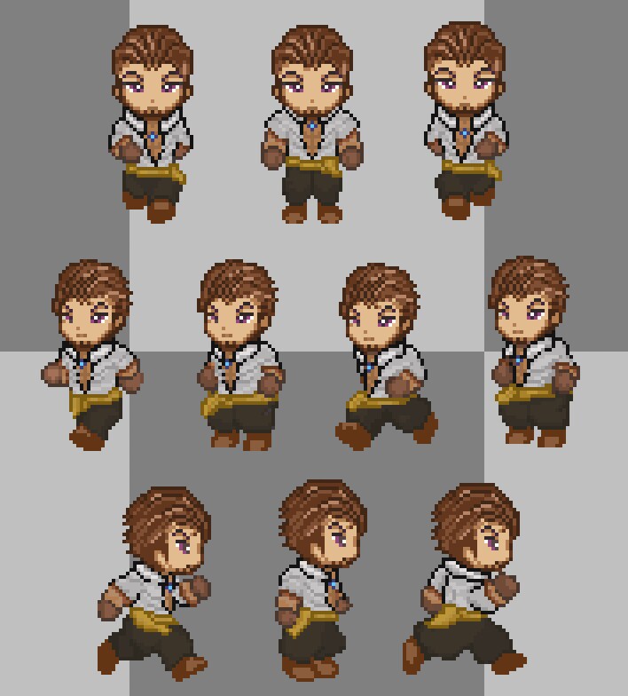 ドット絵でキャラクター等作成します 人物・モンスター・ゲーム武器・アイテムなど何でも描きます！ イメージ3
