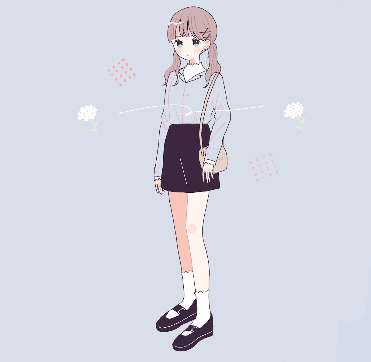 受付中｜ゆるふわきらきらイラストお描きします お洒落で女の子らしいデザインでお届けします＊ イメージ3