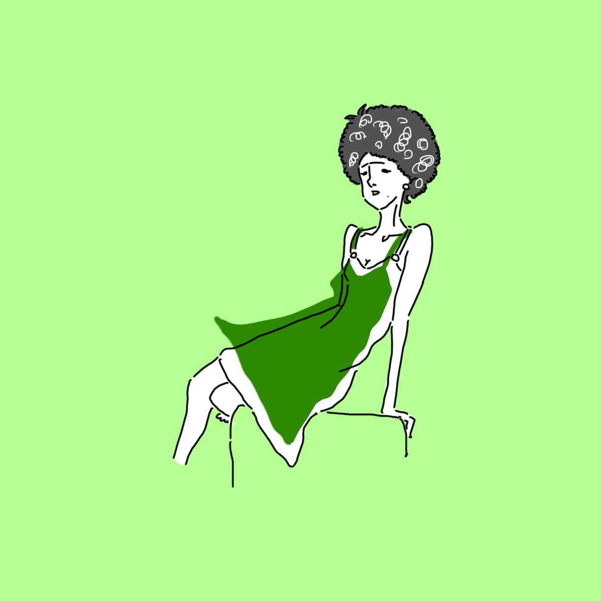 シュールでシンプルな似顔絵イラストお描きします ふっ、と笑顔になるあなただけのシュールなイラストいかがですか イメージ2