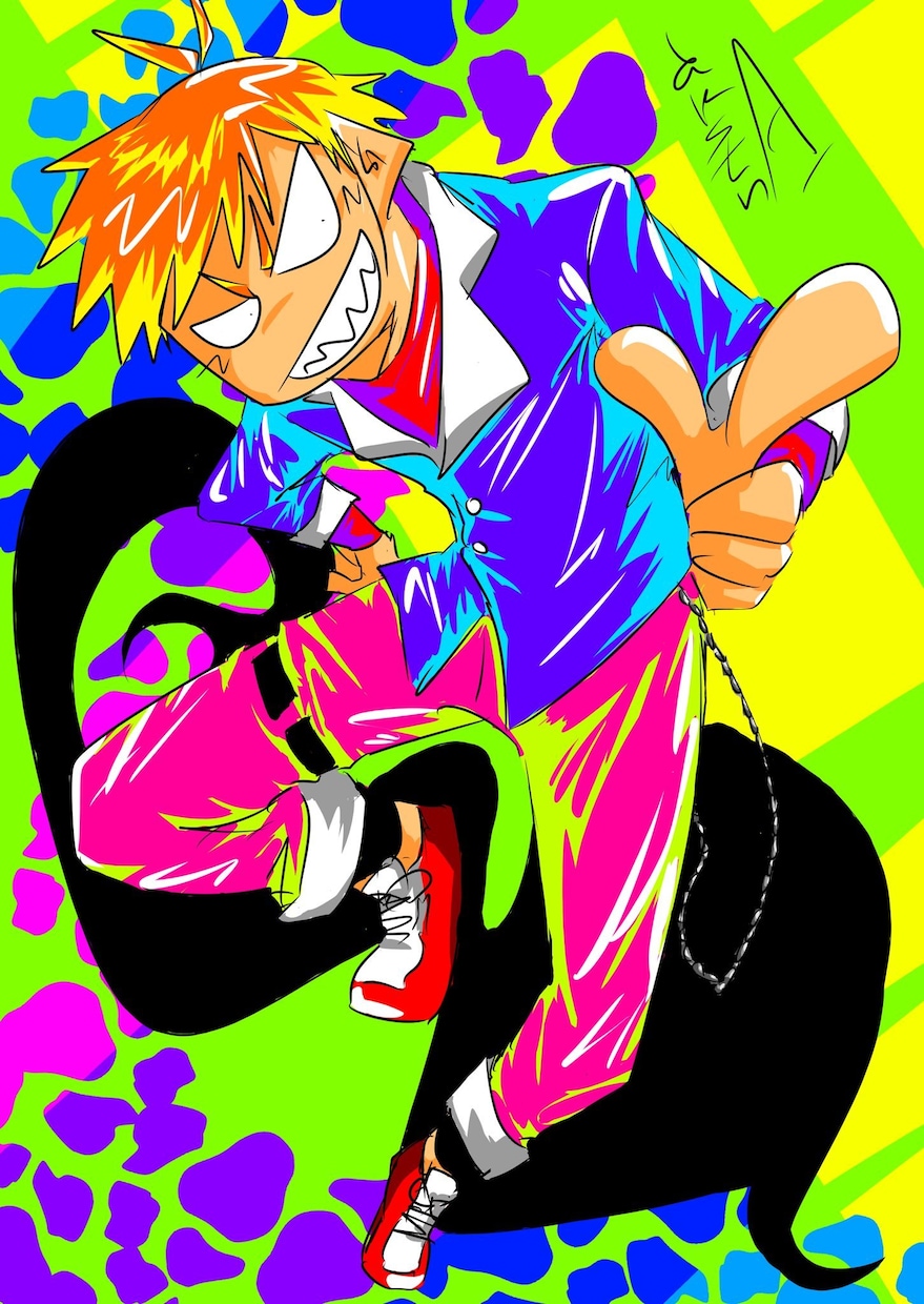 インパクトのあるイラストを描きます クリックしなくても目立つイラストを提供します イメージ1