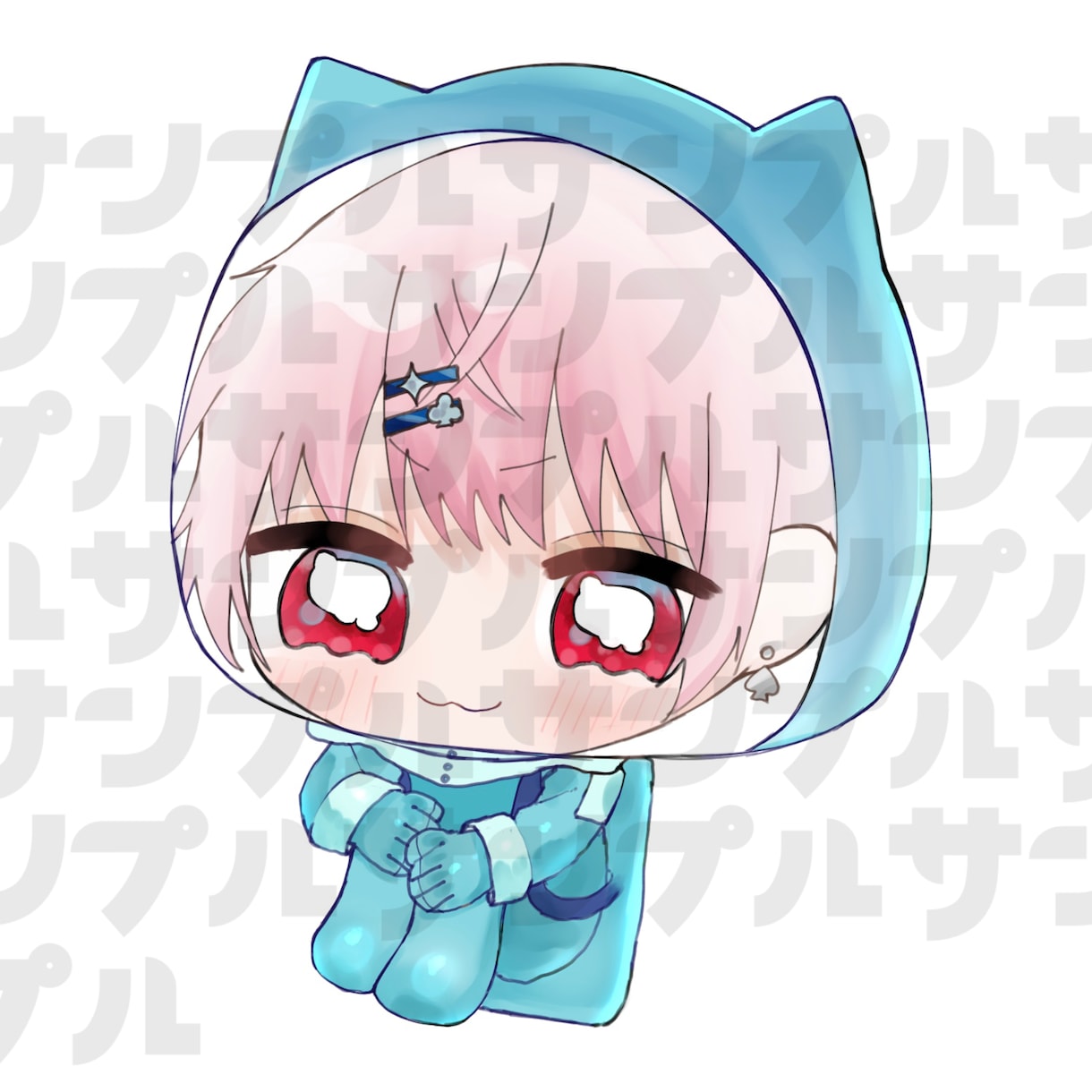 可愛いデフォルメの量産型宇宙服のイラスト描きます 自固定キャラクターで色んなver.のイラストが欲しい方にぜひ イメージ2