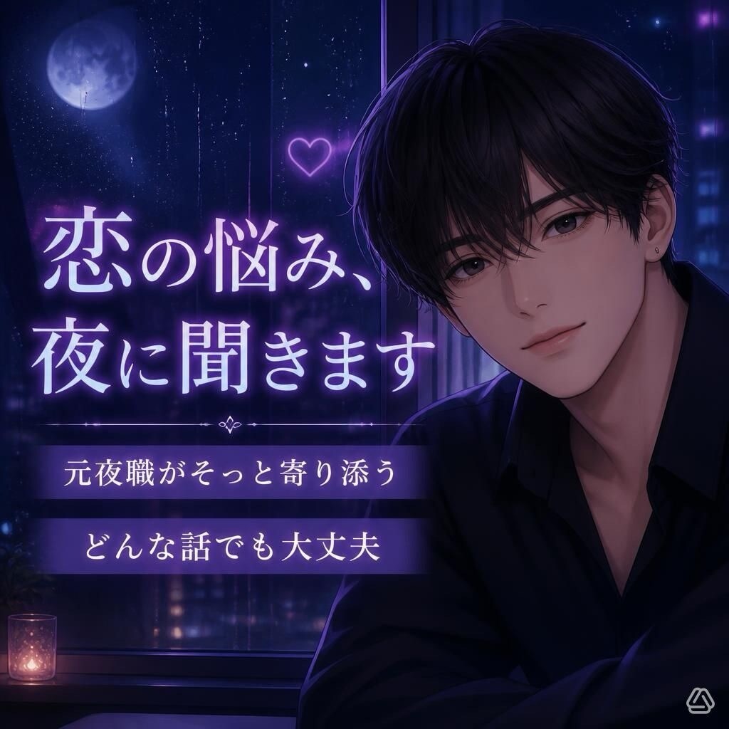 元夜職が本音で聞く♡恋愛相談＆愚痴トーク聞きます 誰にも言えない恋の話、元夜職の私にこっそり聞かせて イメージ3