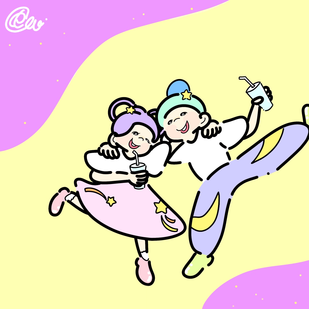 レトロでポップな似顔絵描きます 唯一無二のあなただけのイラストを イメージ6