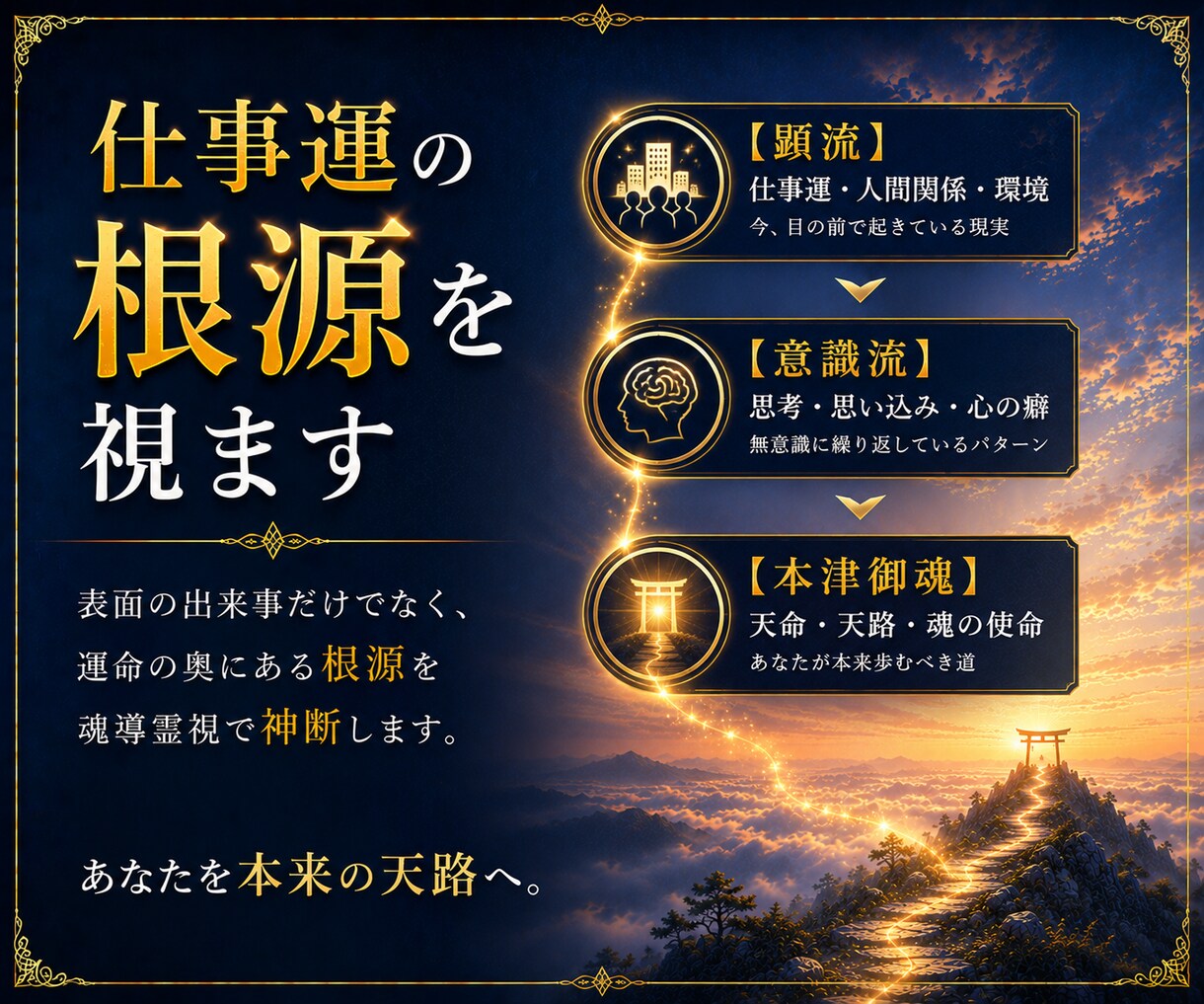 仕事運鑑定｜本来の才能と仕事運を魂から読み解きます 才能が活かせない理由と仕事運の流れを魂から読み解く イメージ5