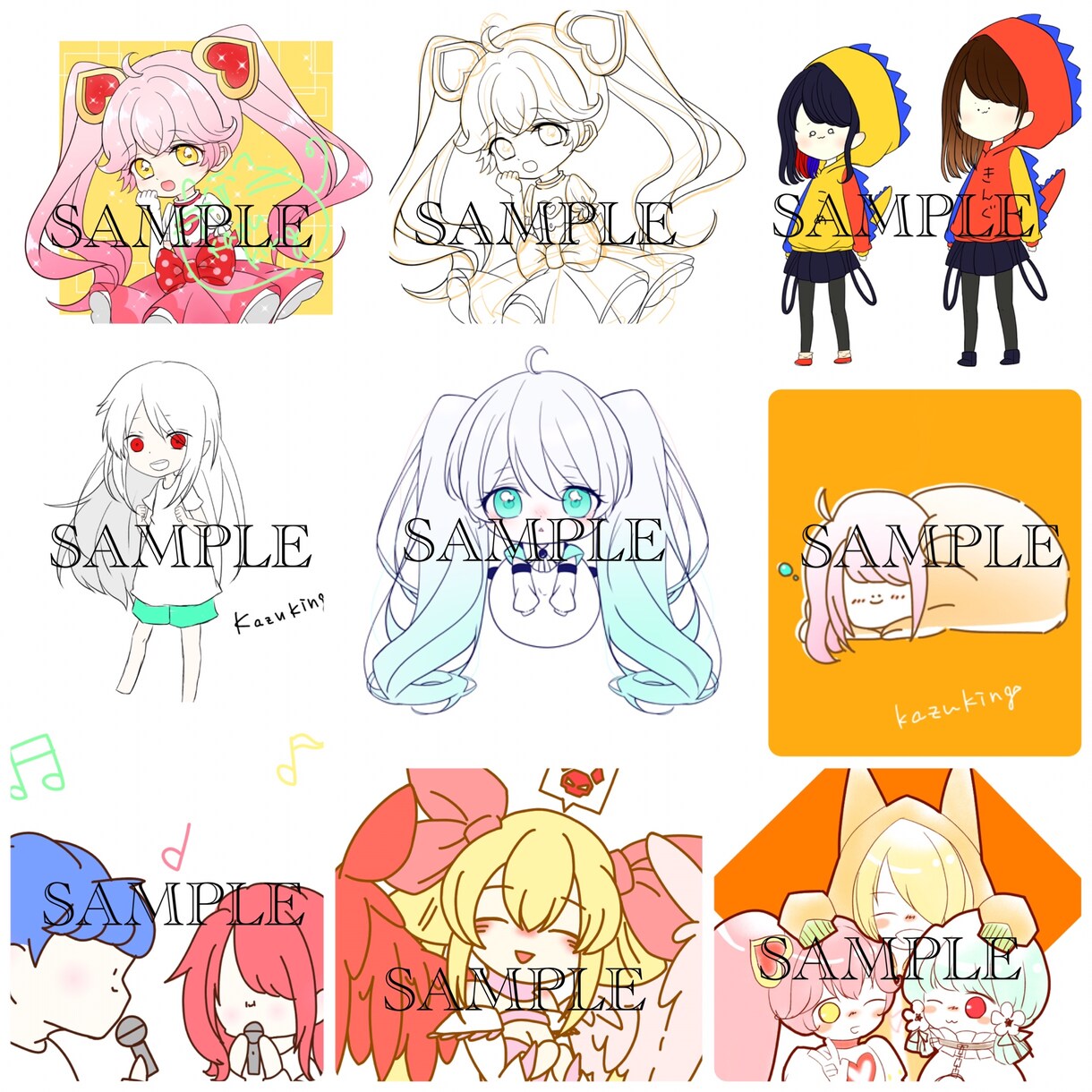 私の絵柄でご要望のイラスト描きます お客様の理想をどこまでも追求致します！ イメージ1