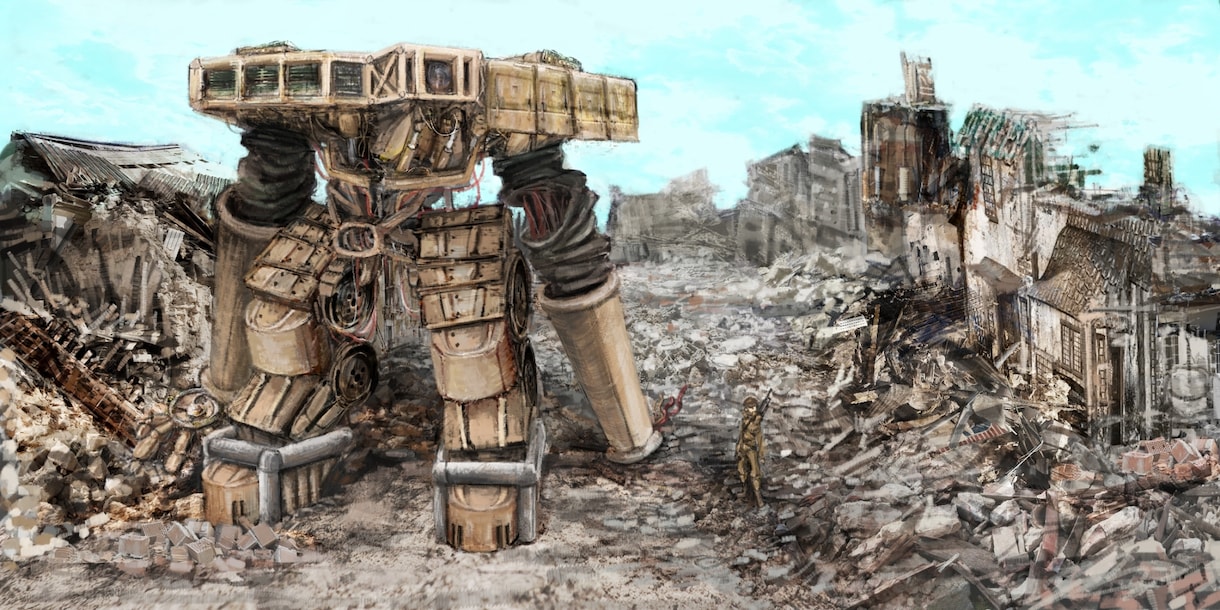 リアル風かつ迫力あるの非現実風景イラスト描きます SF、ファンタジー、排他的、スチームパンク風なイラスト作成 イメージ6