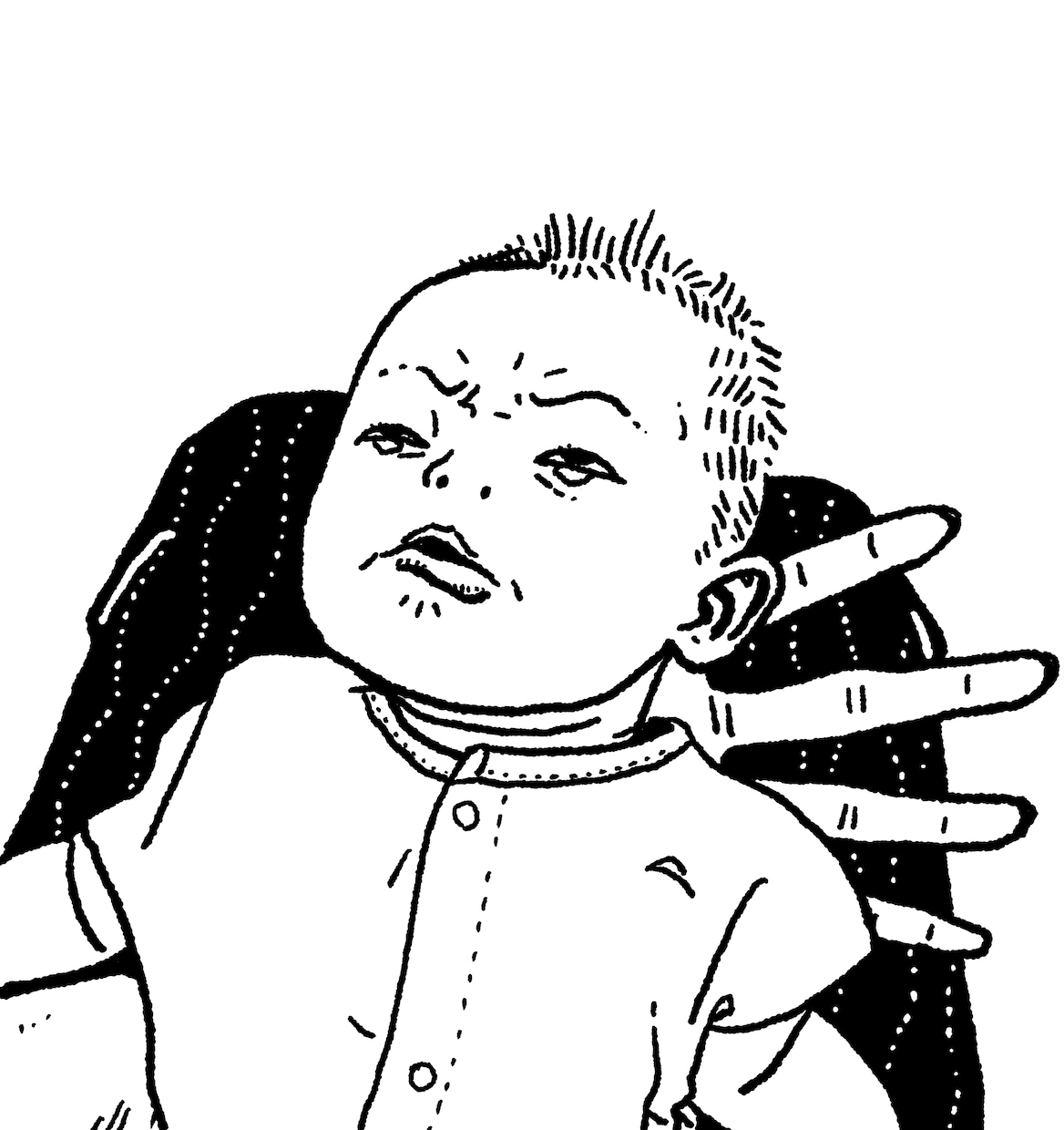 シンプルな線画イラスト（似顔絵）を描きます 思い出の瞬間を印象に残るイラストに✨ イメージ5