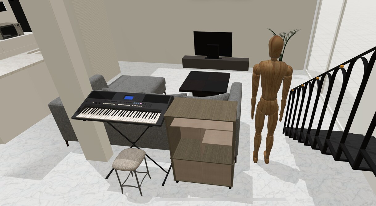3Dパース付！理想のお部屋にコーディネートします レイアウト提案+家具(3点まで)セレクト！ イメージ3