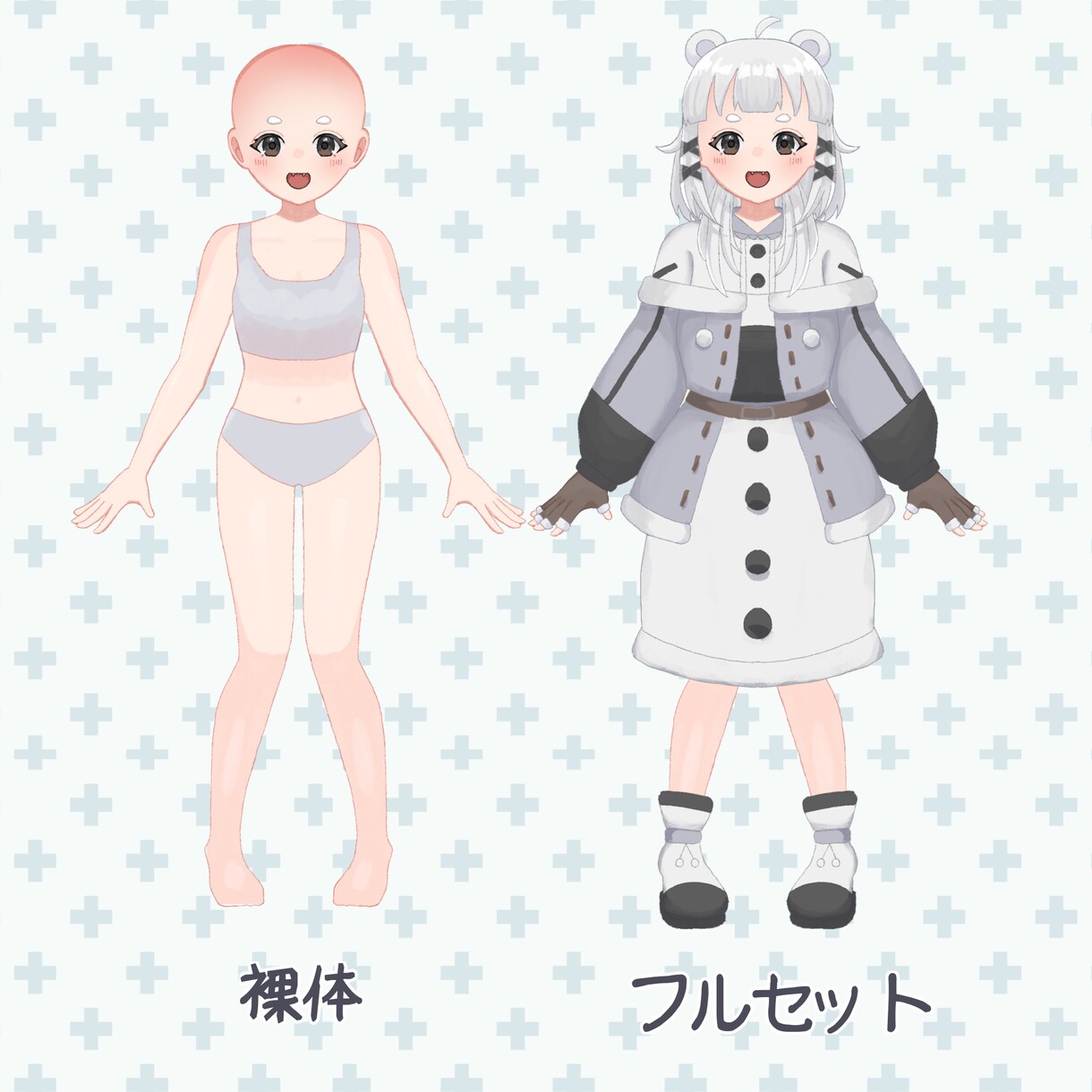 女の子専門の可愛いIRIAM立ち絵を制作します 独自の制作方法で、新衣装・髪型実装がとても簡単になっています イメージ2