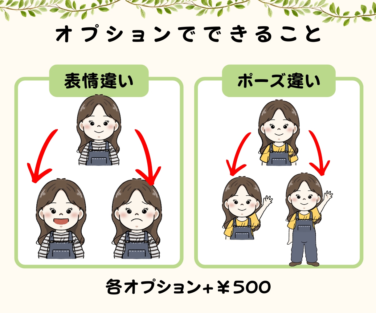 アイコン・挿絵に！絵本風ゆるかわ似顔絵お描きします 商用利用OK！絵本の1ページのようなやさしく可愛いイラスト イメージ6