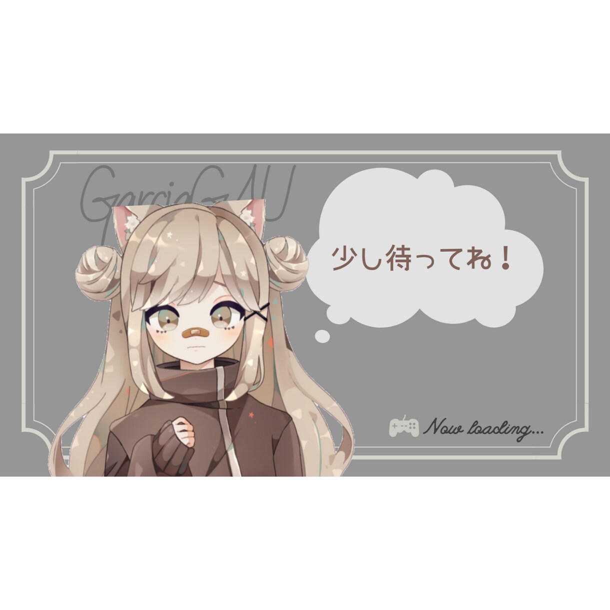 Vtuberさん向け☆配信の待機画面作ります 配信で使う待機画面作ります。配信画面のデザイン イメージ9