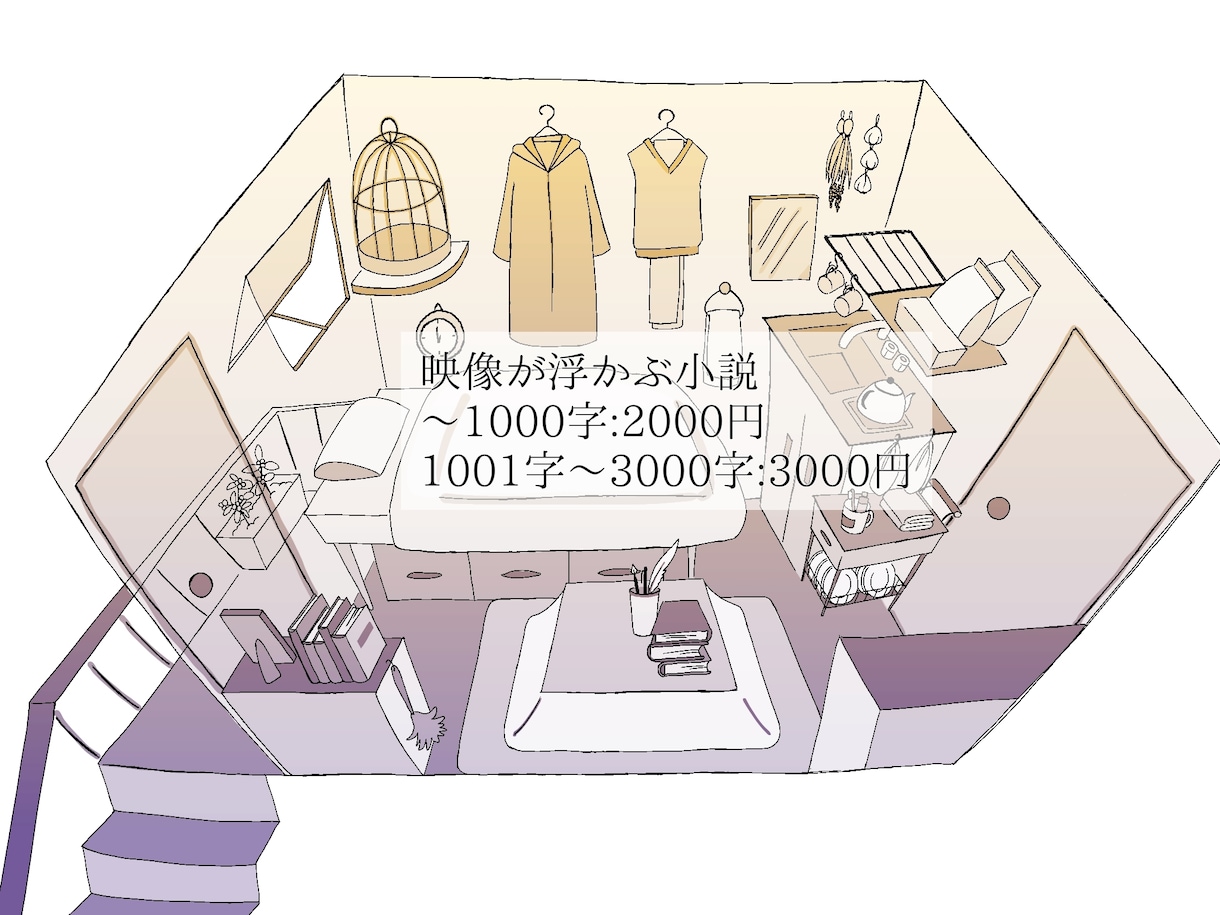 あなたの創作を書きます 文字の中で自由に動く、あなたの創作の手助けを イメージ1