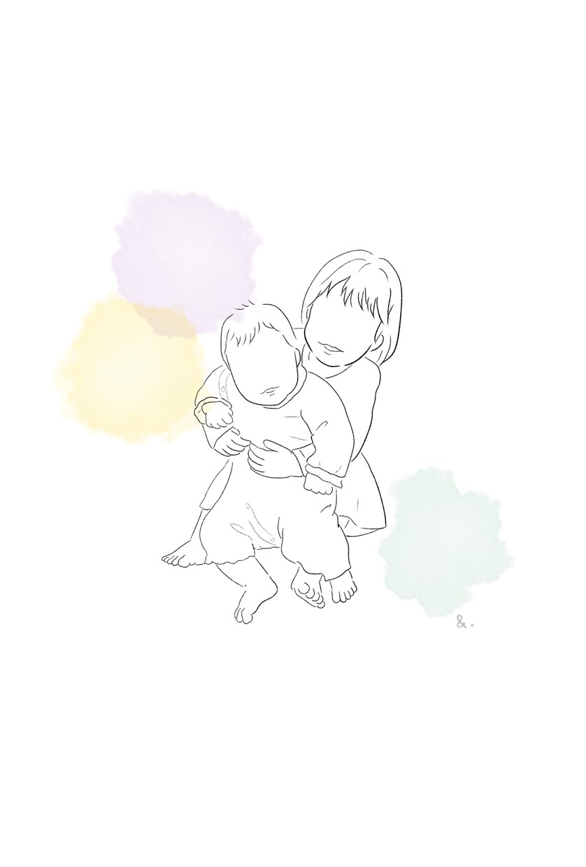 翌日納品可能◎優しい線画イラストお描きします プロフィール画像、挿絵、HP素材等オリジナルでおしゃれに イメージ6