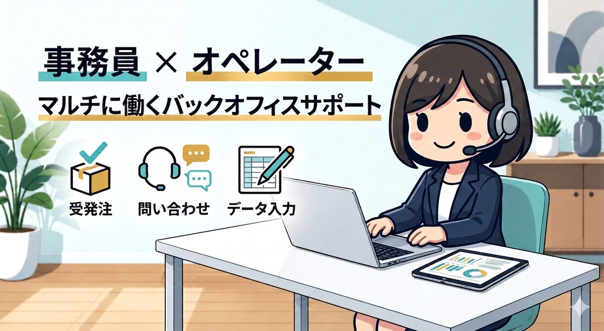 お試し5時間！事務作業のスポット対応いたしますます クライアント様の「ちょっとだけ頼みたい！」に応えます！ イメージ1