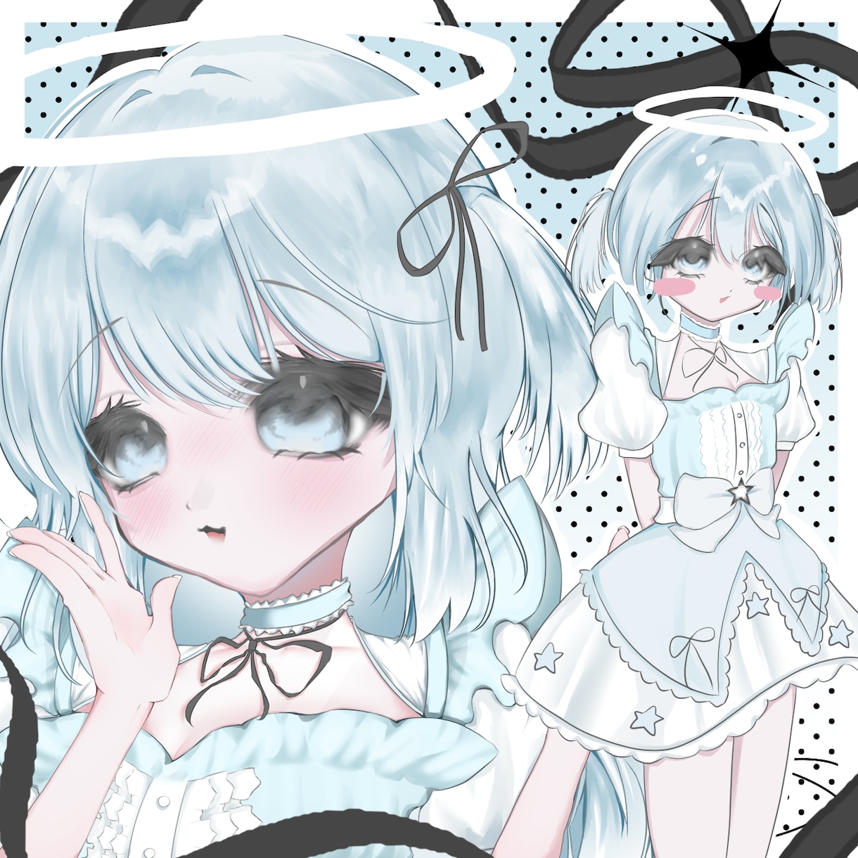動画やグッツなどで使えるイラストを描きます グッツやSNSのアイコンなどに イメージ1