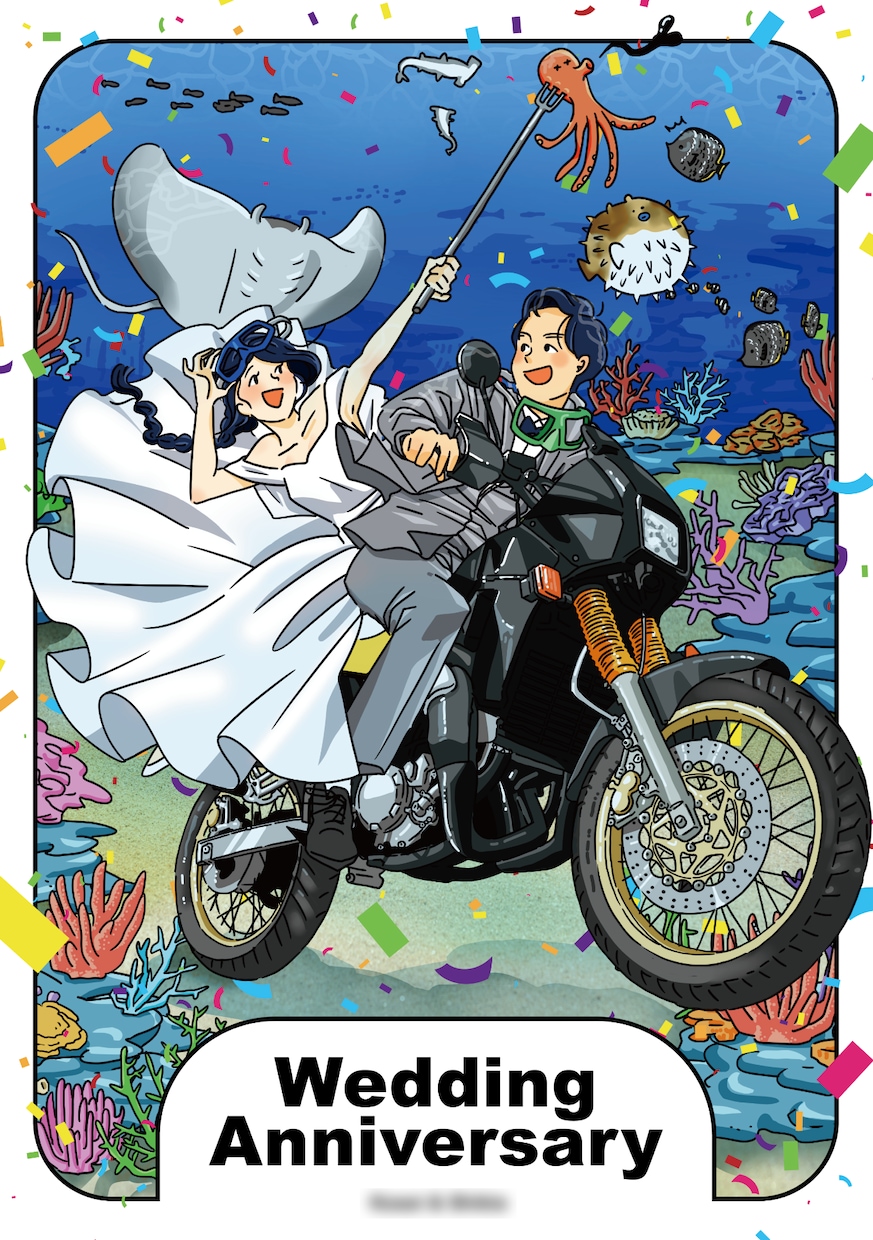 アクティブ×ポップなウェルカムボードを描きます 簡単なヒアリングであなたの理想を実現します！ イメージ8