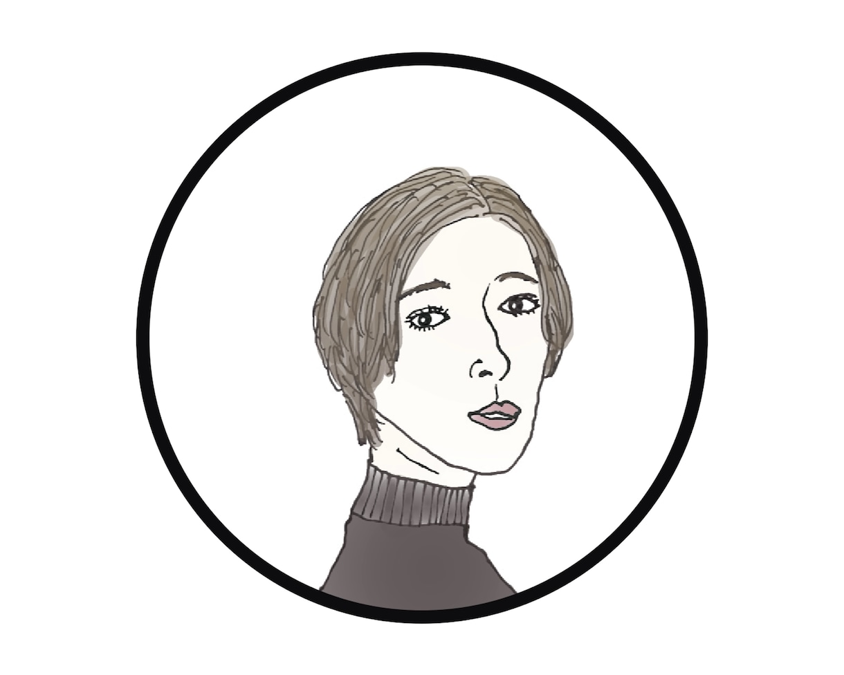 お写真をもとに、女性のアイコンお書きします ポップでキュートなタッチでお描きします。 イメージ6
