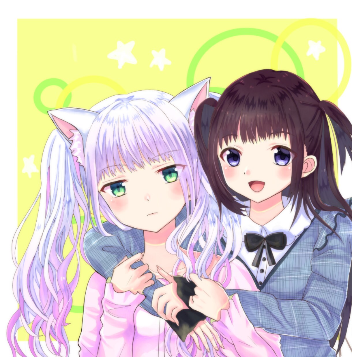 明るい印象のアイコンやアニメ似顔絵等お描きします 簡単な背景は無料。商用可。印象に残るプレゼント等に イメージ3