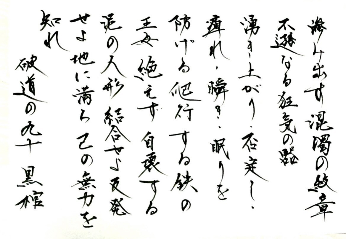 ビデオチャットでオンライン書道レッスンいたします 専門的に学んだ書道家がマンツーマンで書道レッスン イメージ9