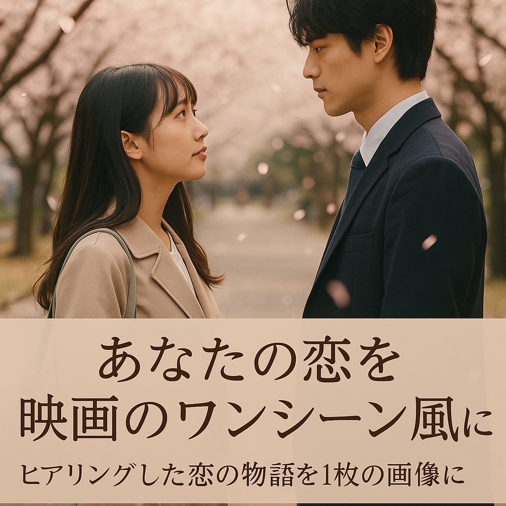 恋の記憶を映画のワンシーンにします あの瞬間を映画のように残しませんか？ イメージ1