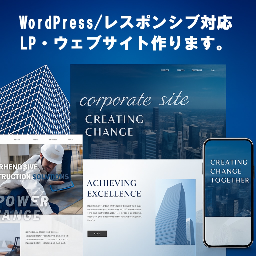 中小企業やスタートアップ企業のサイト作ります お手頃な価格なのに各種対応、流行りのデザインなんでも可能 イメージ1