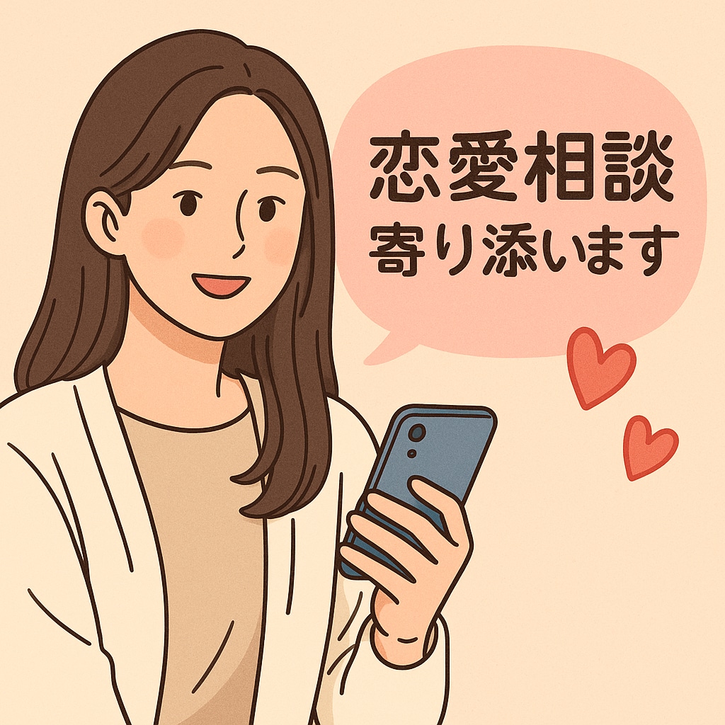 回数無制限・心理学対応・恋愛相談に寄り添います あなたの恋の悩み、丁寧にサポート イメージ1