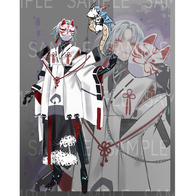 TRPG、ゲームにお使い頂ける全身立ち絵描きます 美麗な男性キャラクターが得意です！ イメージ3