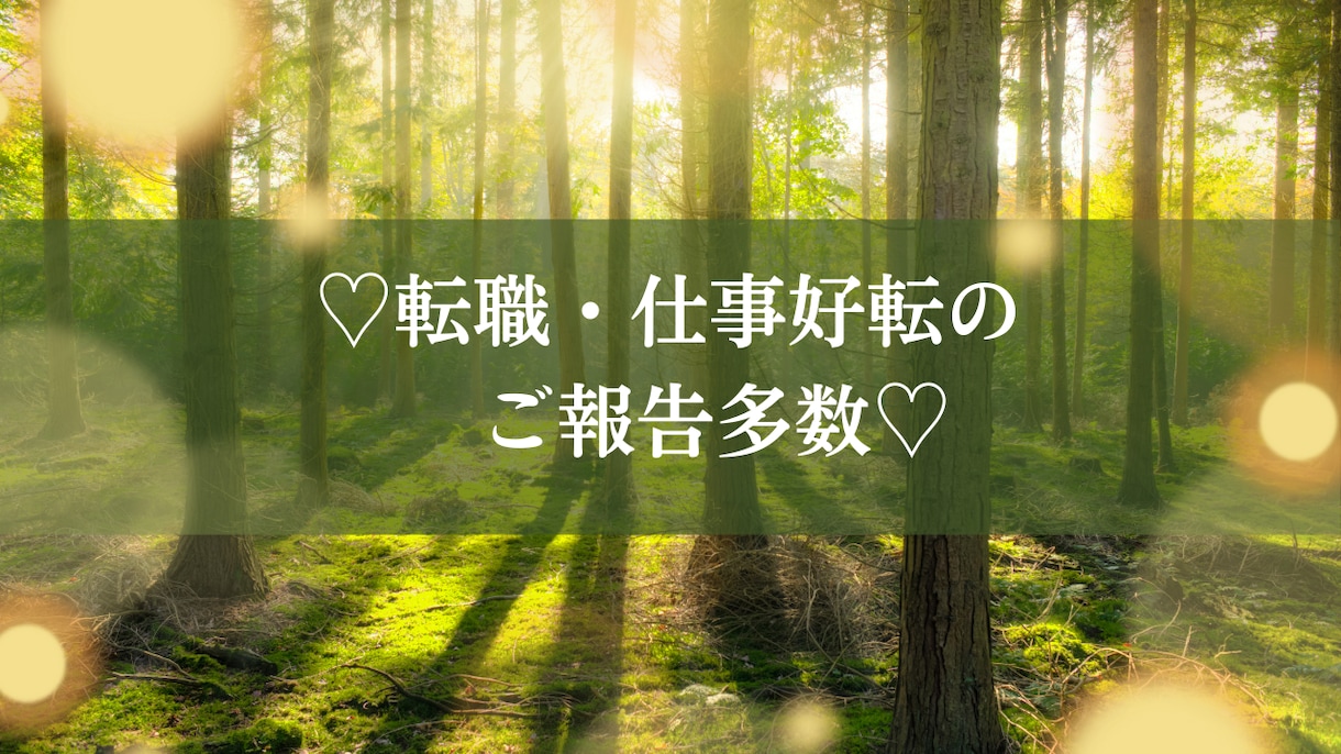 23日中鑑定♡霊視♡現状維持か転職かを視ます 転職すべき？霊感タロットで一問一答お届けします♡ イメージ2