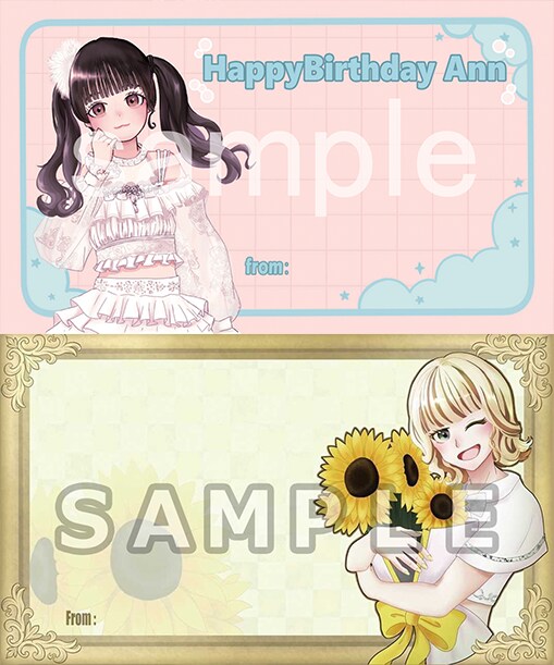 アイドルやライバーのメセカ、フラスタ等描きます 試用特別単価！企画用イラスト制作希望にお応えします！ イメージ1