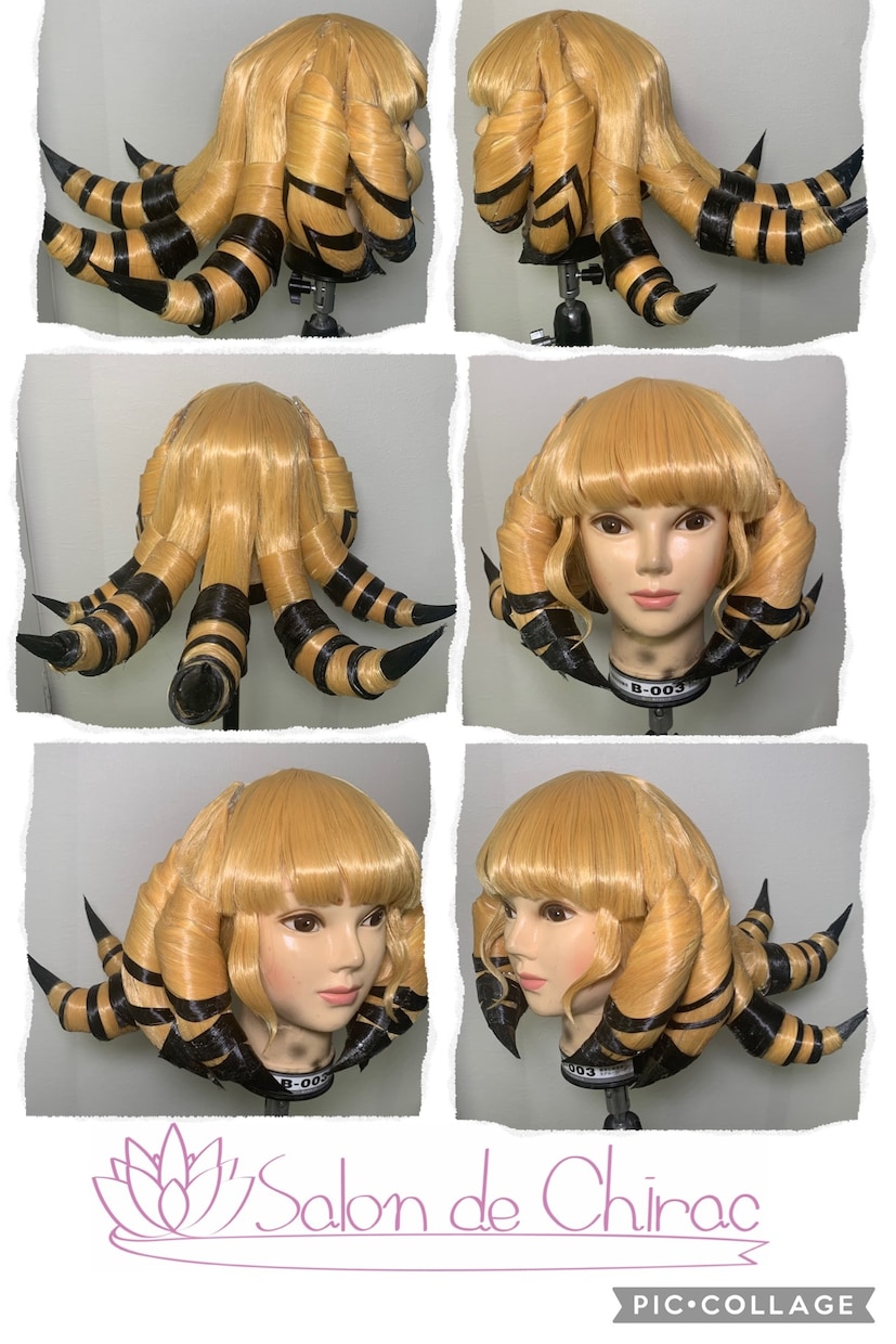 コスプレオーダーメイドウィッグ製作致します 完コス思考のハイクオリティ！特殊な二次元の髪型もお任せあれ。 イメージ7