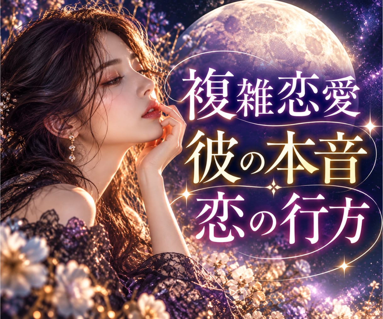 複雑恋愛の3ヶ月後✦彼の本音と恋の行方を鑑定します ✦誰にも言えない恋愛に悩むあなたへ✦深く丁寧に読み解きます イメージ1
