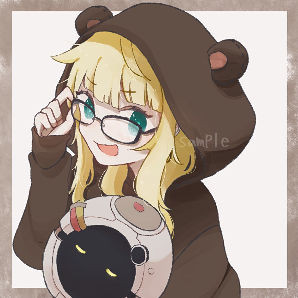 SNSのかわいいアイコン用イラストを描きます TwitterやYoutube、LINEなどにどうぞ！ イメージ1
