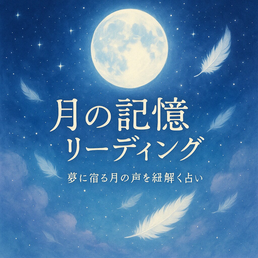 貴方が見た夢から様々な事を占います 月の記憶リーディング/夢に宿る月の声を紐解く占い イメージ1