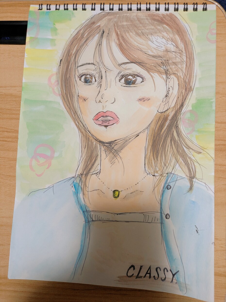 わたしが描いた似顔絵は、若返り　美化されます 素人ですが、沢山似顔絵描いてます。 イメージ3