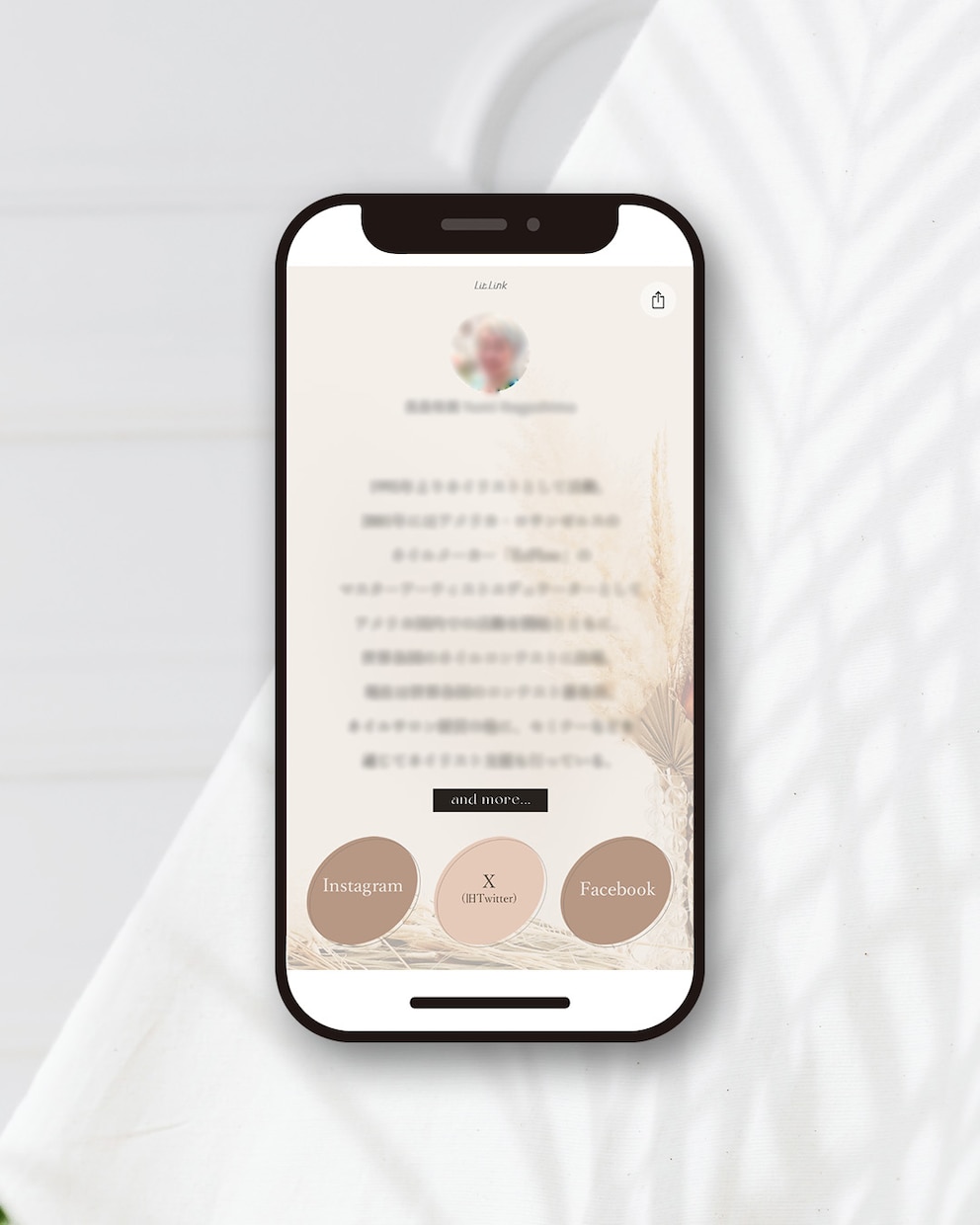 HPクオリティのリットリンク作成します あなたの魅力を表現するページをサーバー・ドメインなしで作成！ イメージ2