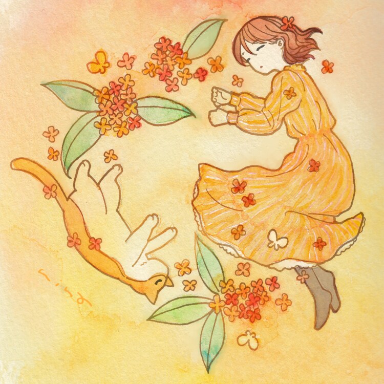 大人かわいい♡一枚絵の水彩イラストお描きします 商用利用OK／挿絵、観賞用、プレゼントに イメージ7