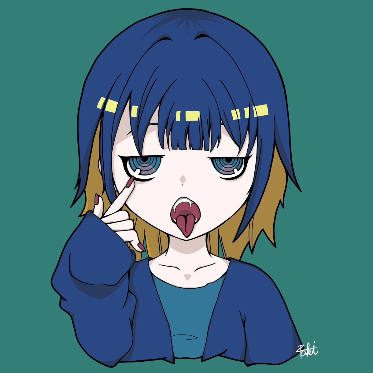 SNSのアイコンを制作します あなた専用のイラストを描きます！ イメージ1