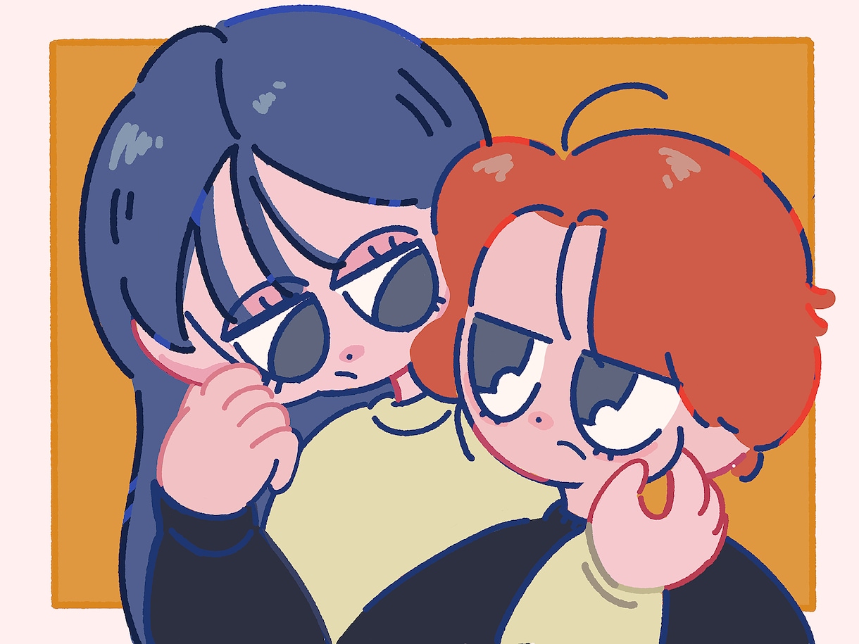 ゆるくてアンニュイなイラストをお描きします かわいいさの中にほんの少しの苦さを閉じ込めて。 イメージ1
