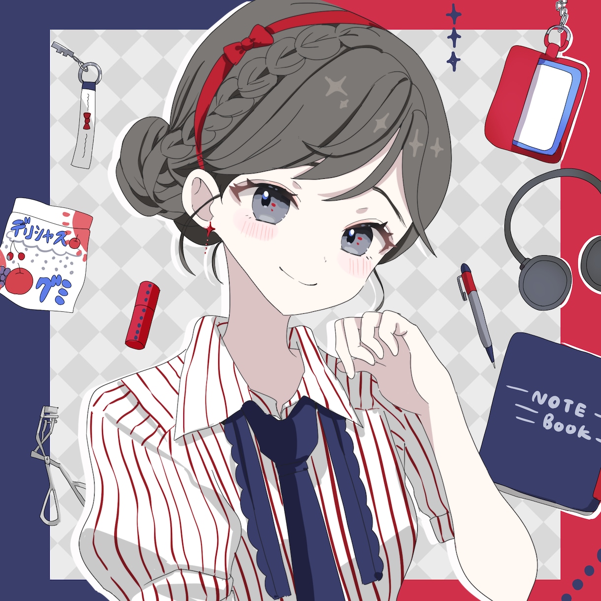 色とモチーフで可愛い・かっこいいイラスト描きます 商用利用無料！統一感のある目を惹くイラスト イメージ6